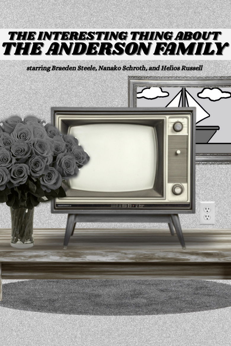 The Interesting Thing About the Anderson Family poster background