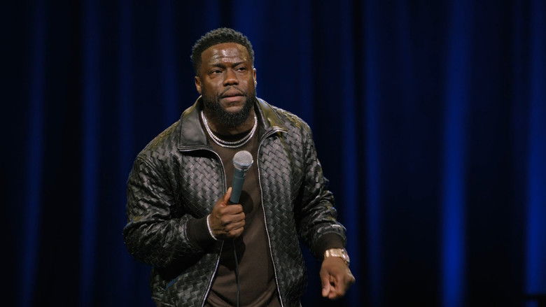 Kevin Hart pacing the stage in casual attire