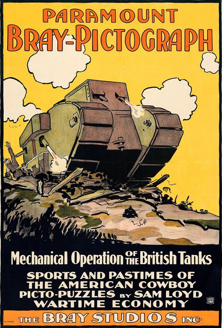 Mechanical Operation of British Tanks poster background