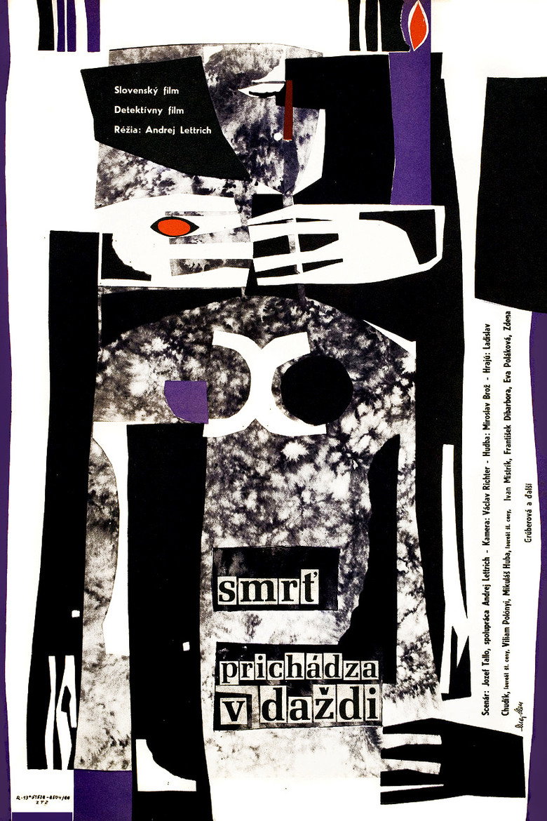 Smrť prichádza v daždi poster background