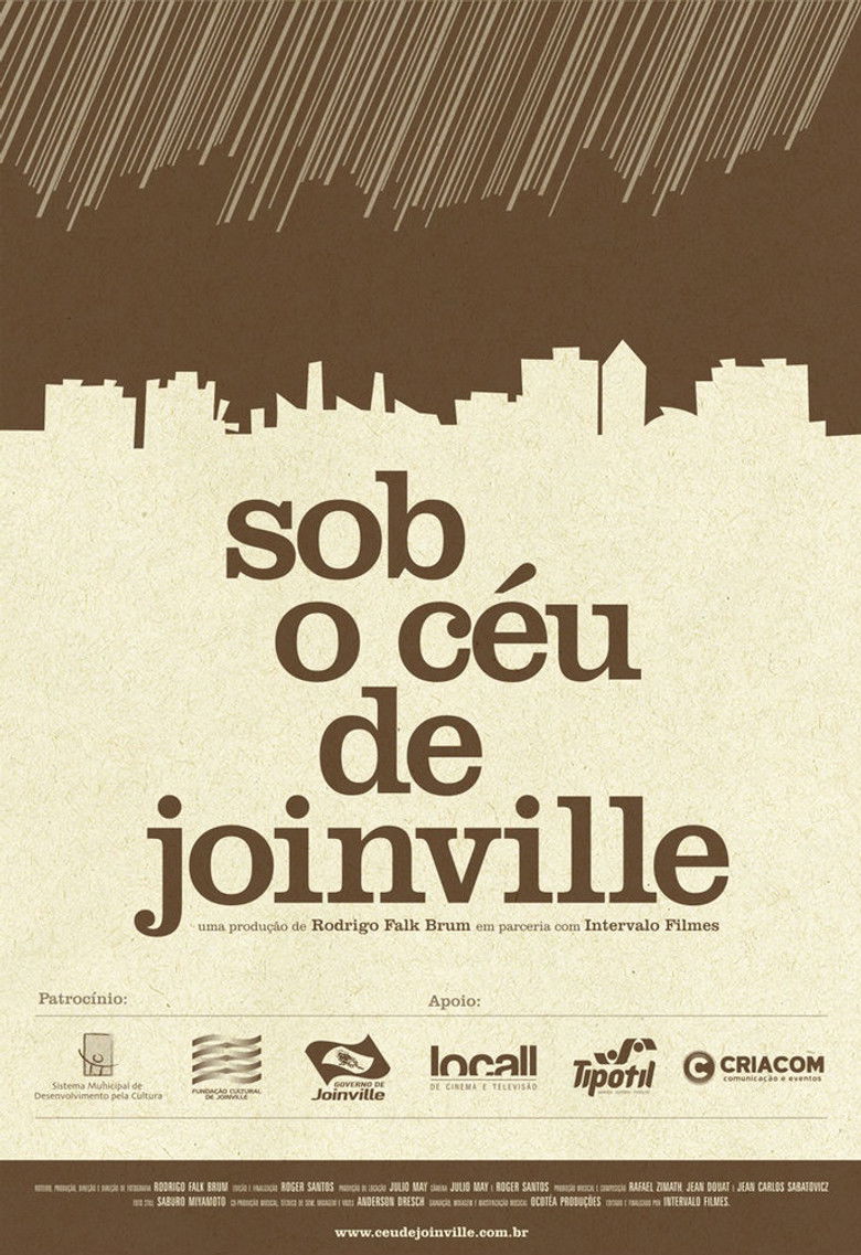 Sob o céu de Joinville poster background