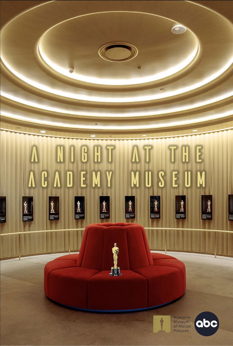 A Night at the Academy Museum poster background