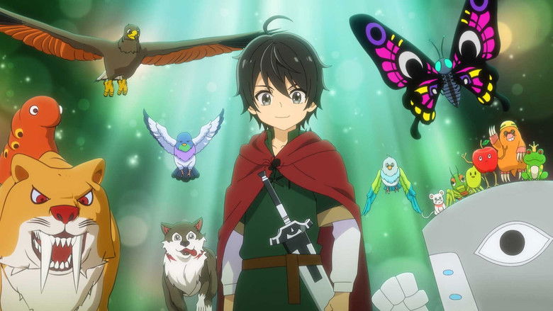 A battle sequence with summons