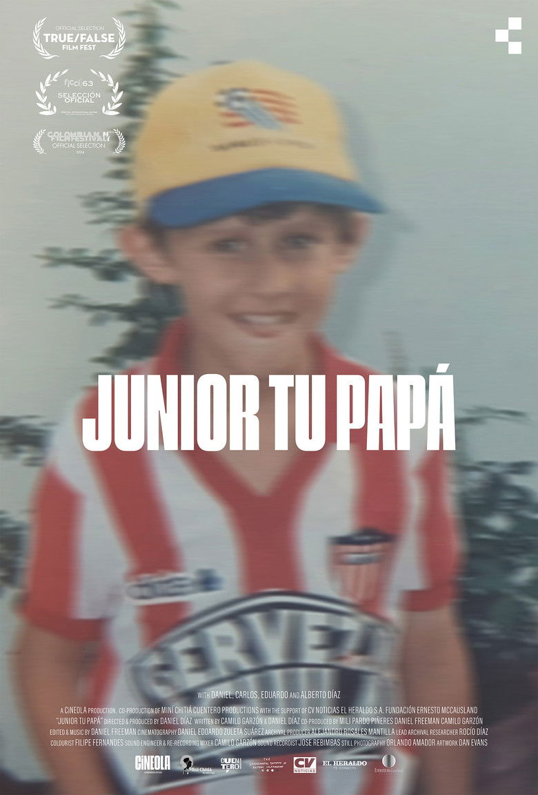 Junior Tu Papá poster background