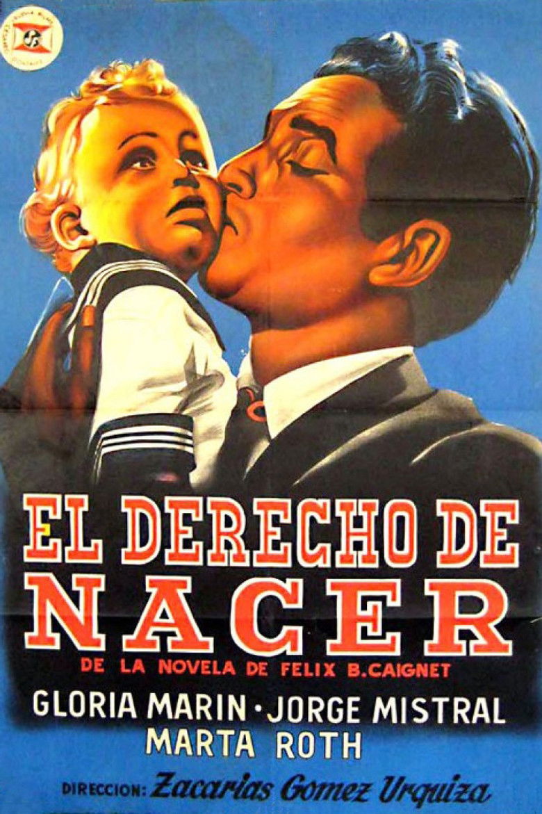El derecho de nacer poster background