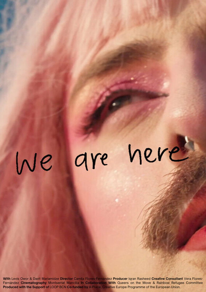 We Are Here poster background