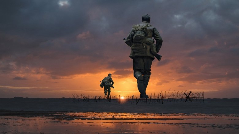 Soldiers crossing through the desolation of No Man's Land