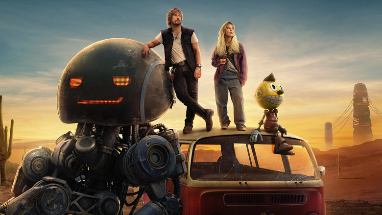 The sweeping, melancholic landscape of the dystopian world in The Electric State