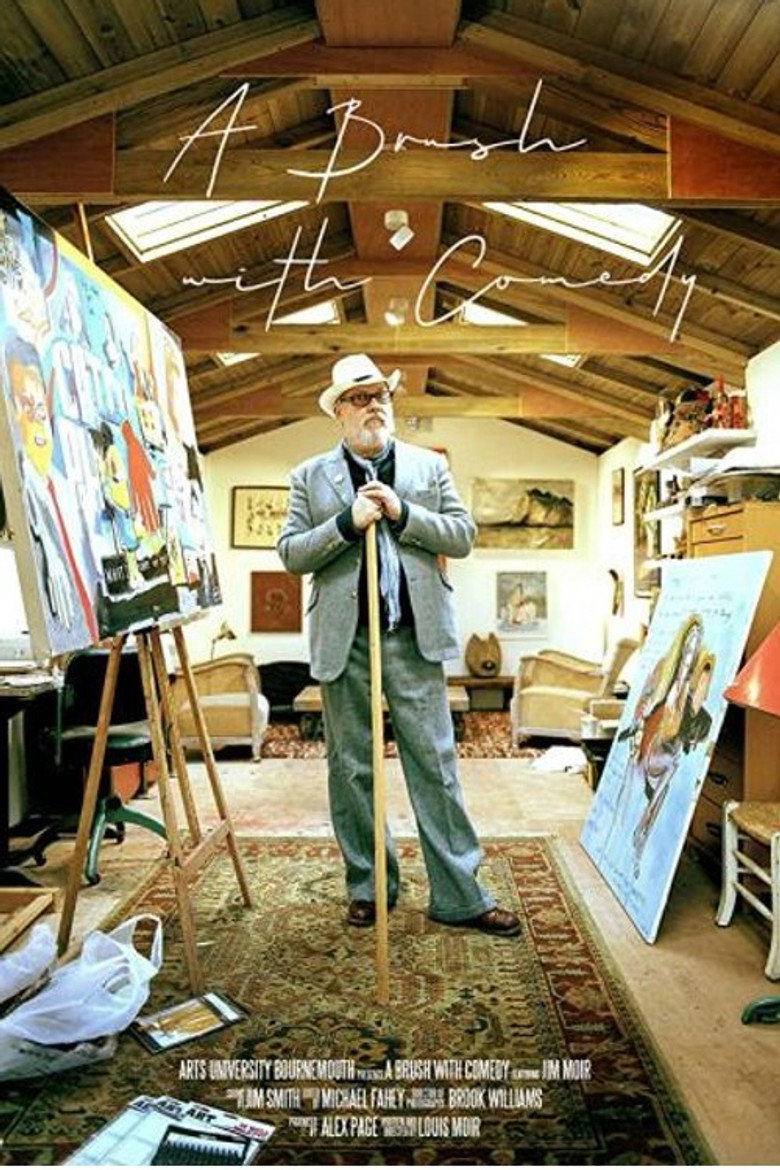 A Brush With Comedy poster background