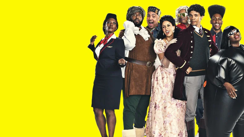 A support group for "Magical Negroes" sits in a circle, their expressions a mix of exhaustion and dark humor.