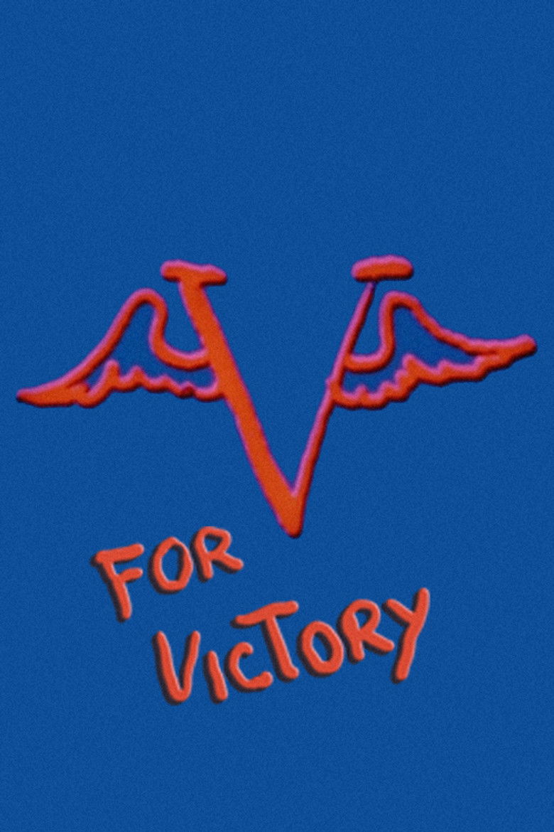 V for Victory poster background