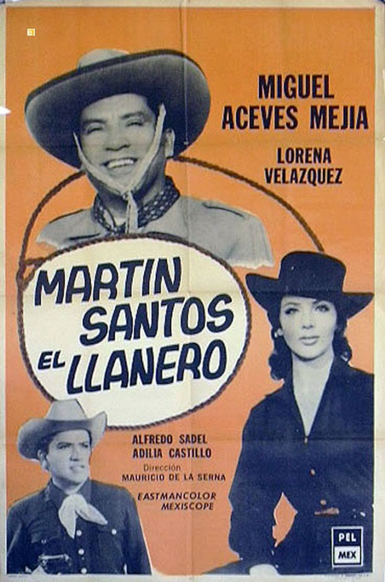 Martín Santos, El llanero poster background