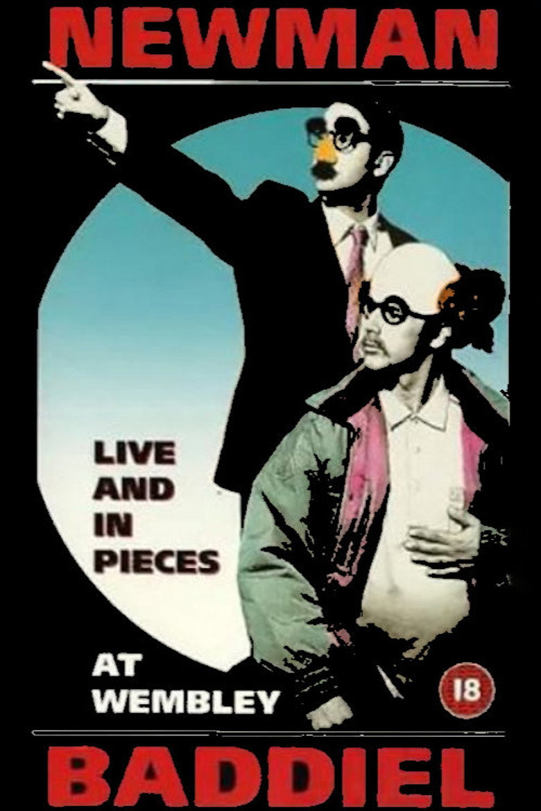Newman and Baddiel: Live and in Pieces poster background