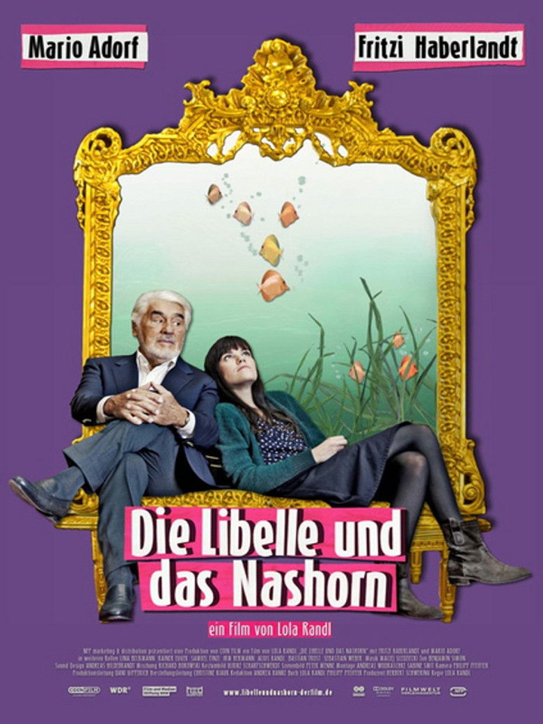 Die Libelle und das Nashorn poster background