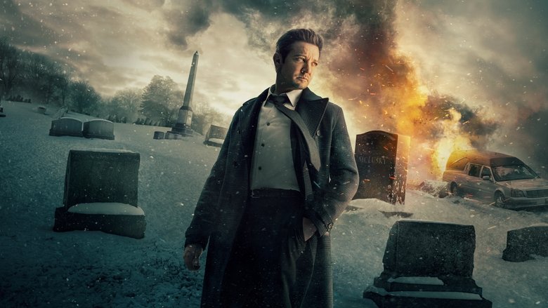 Mike McLusky standing in the cold, staring down the prison yard