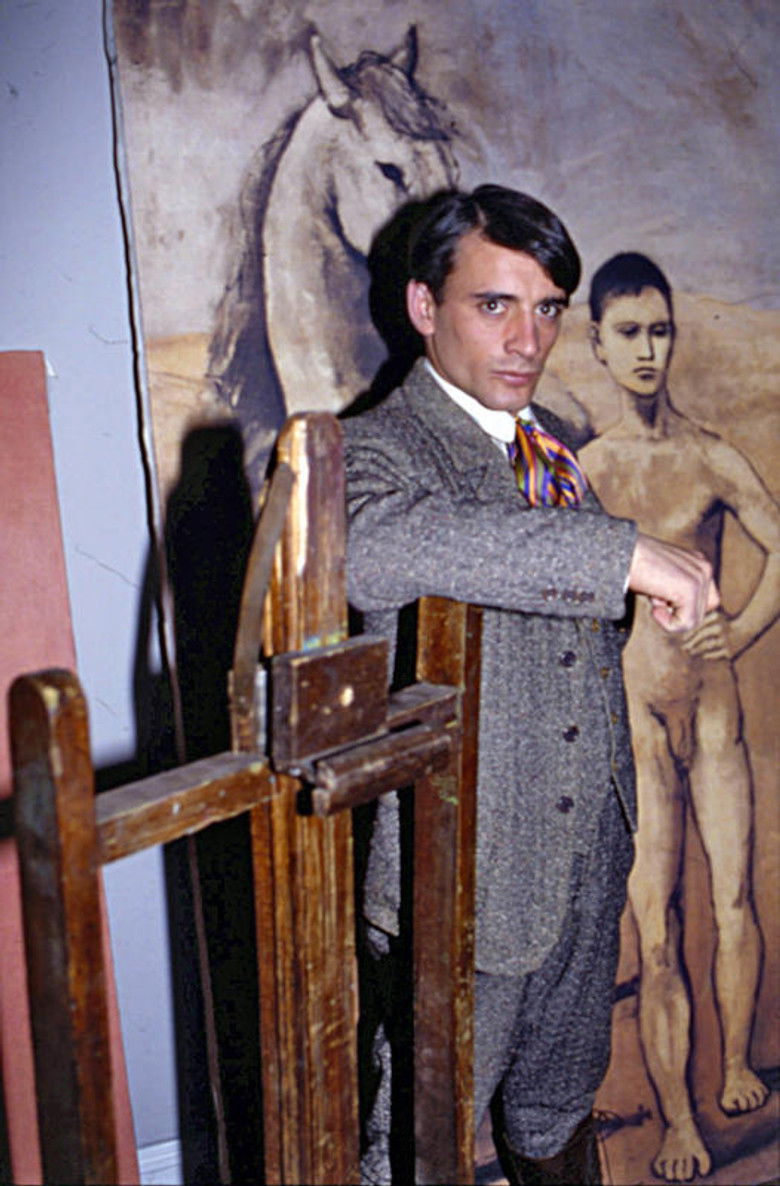 El joven Picasso poster background