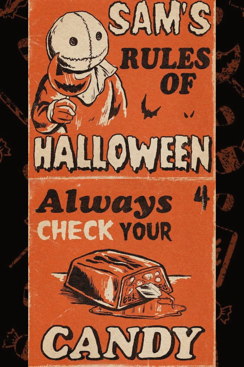 Trick 'r Treat Rule #4: Always Check Your Candy poster background