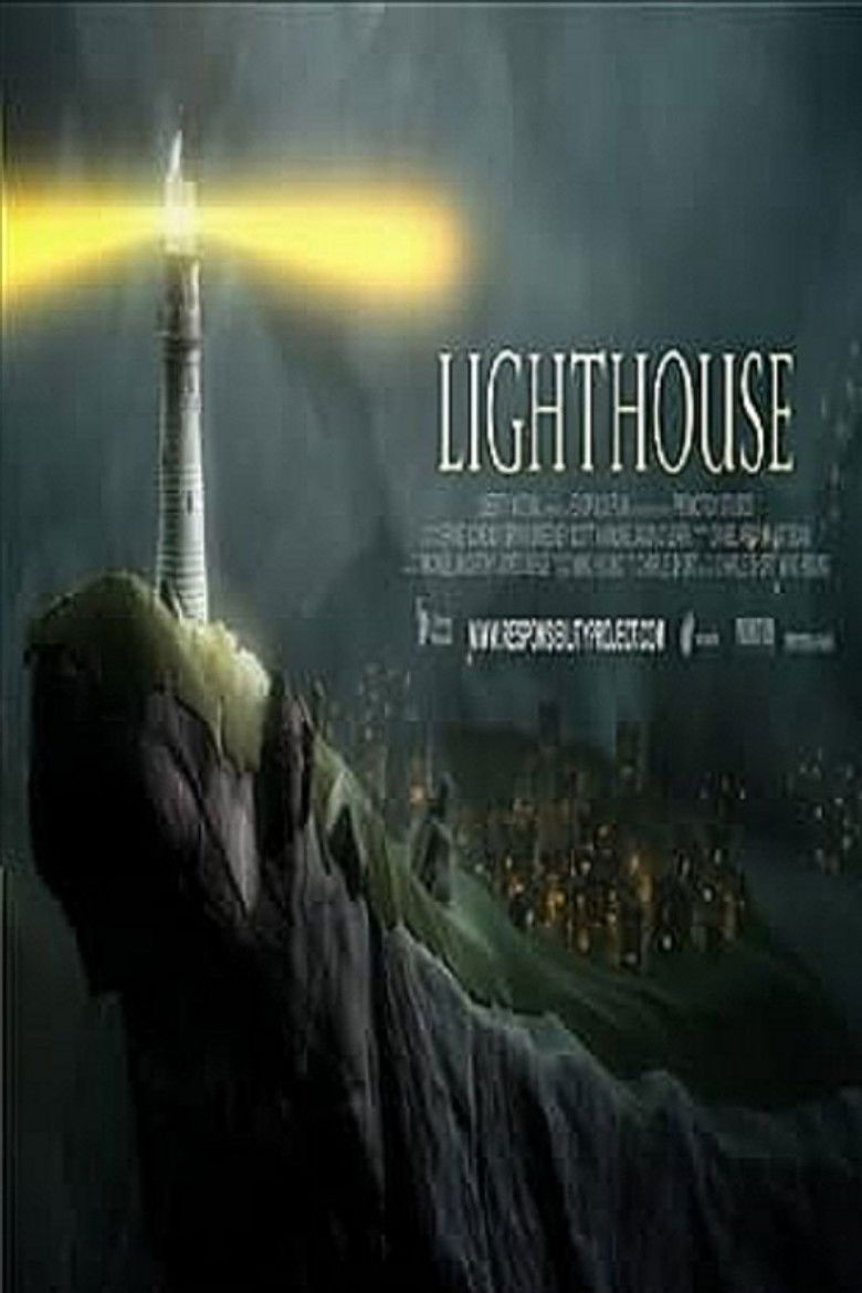 Lighthouse poster background