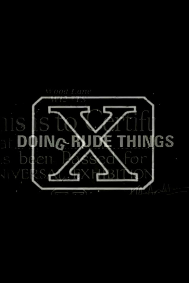 Doing Rude Things poster background