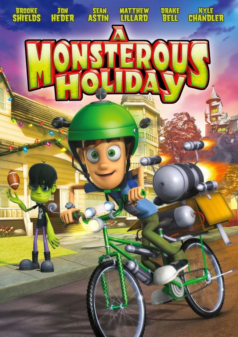 A Monsterous Holiday poster background
