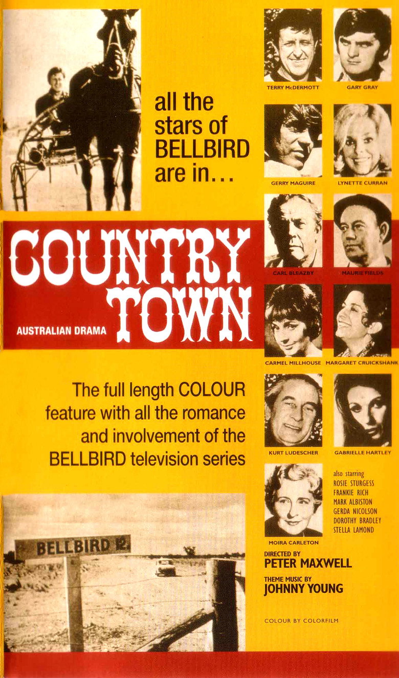 Country Town poster background