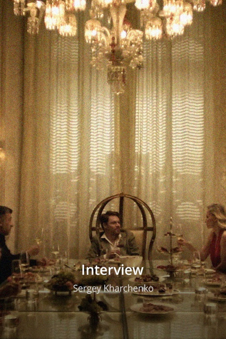 Interview poster background