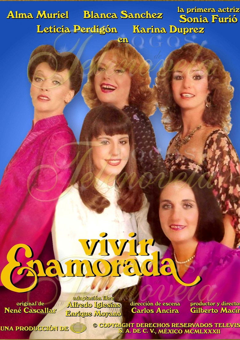 Vivir enamorada poster background