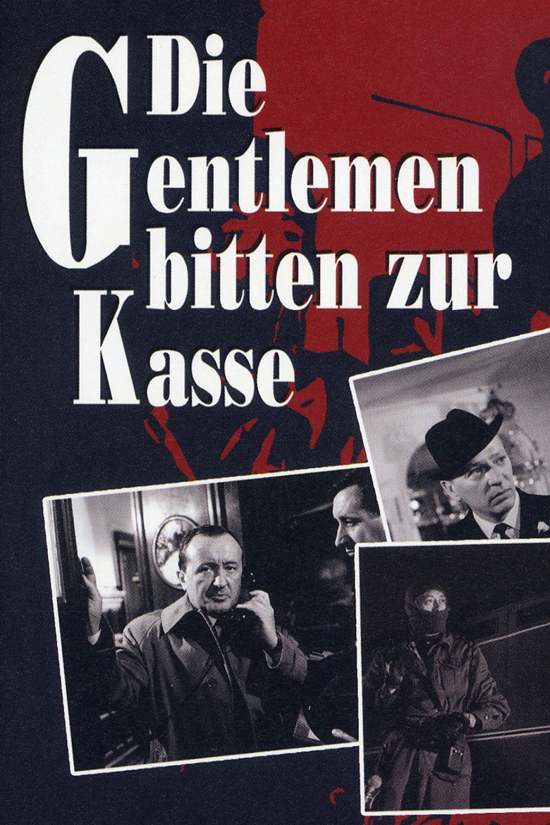 Die Gentlemen bitten zur Kasse poster background