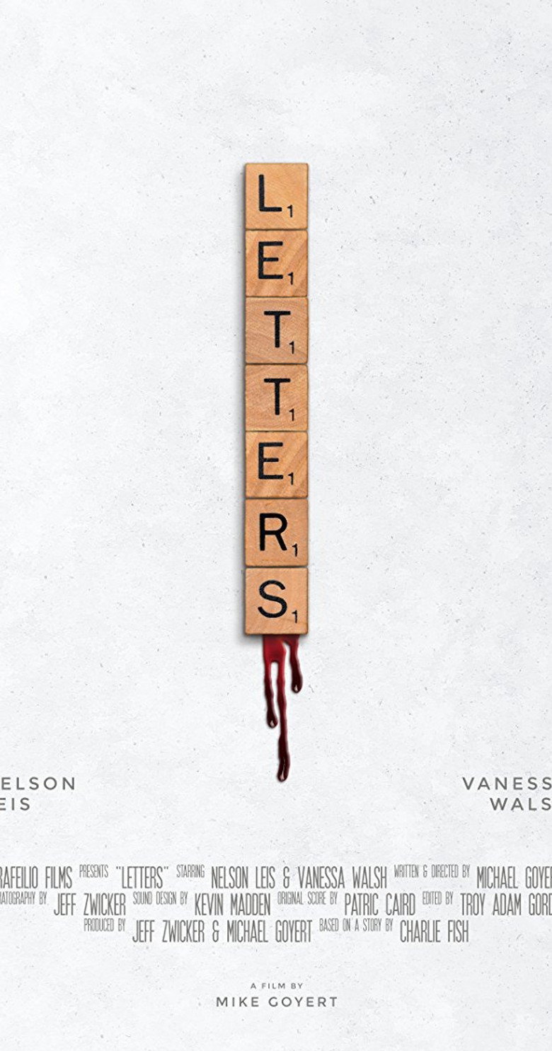 Letters poster background