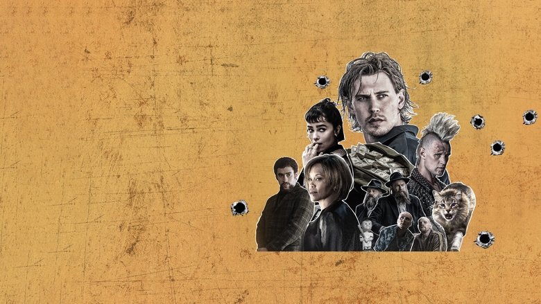 Austin Butler looking battered in an alleyway