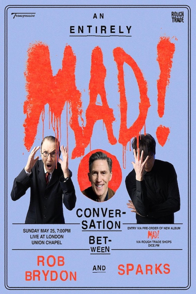 An Entirely MAD! Conversation With Rob Brydon & Sparks poster background
