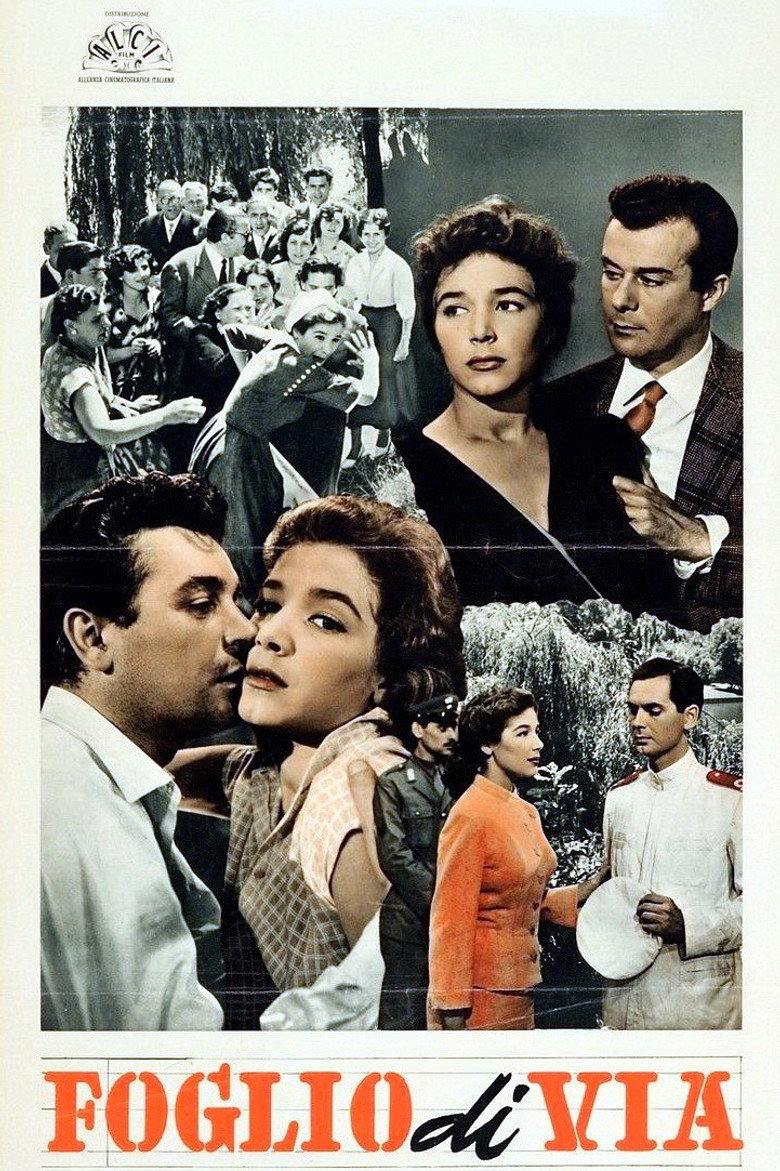 Foglio di via poster background