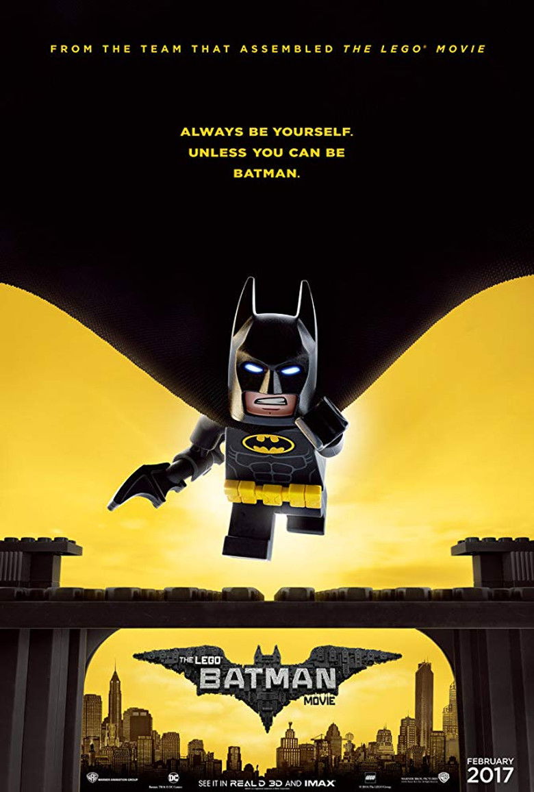 One Brick at a Time: Making the LEGO Batman Movie poster background