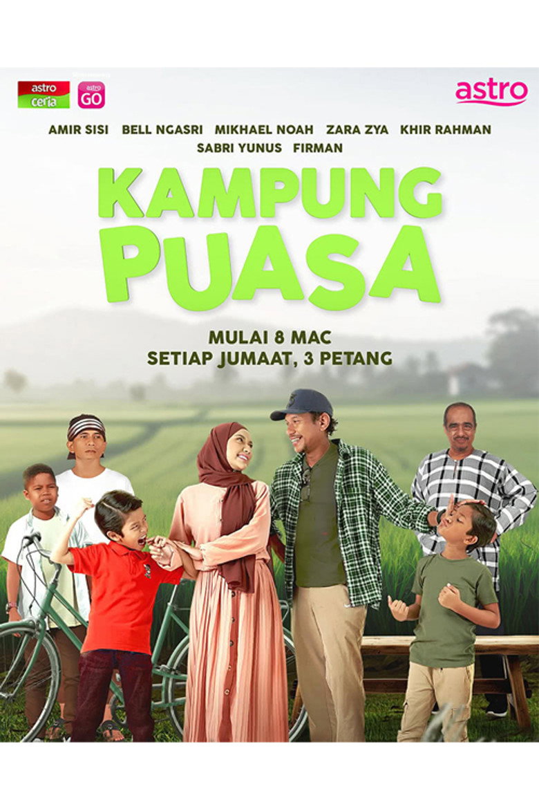 Kampung Puasa poster background