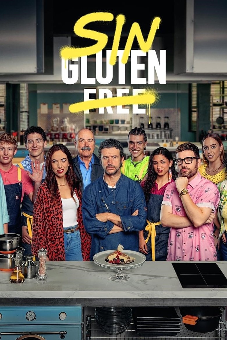 Sin gluten poster background
