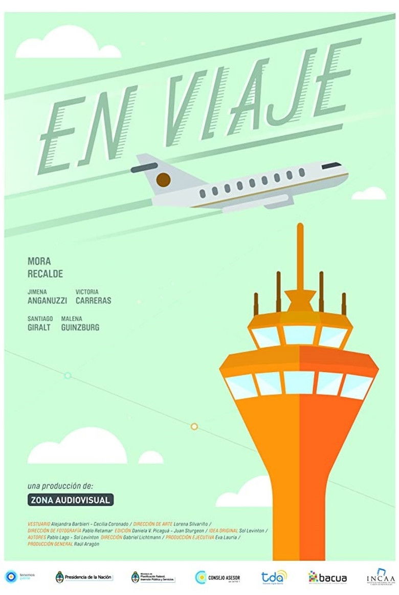 En viaje poster background