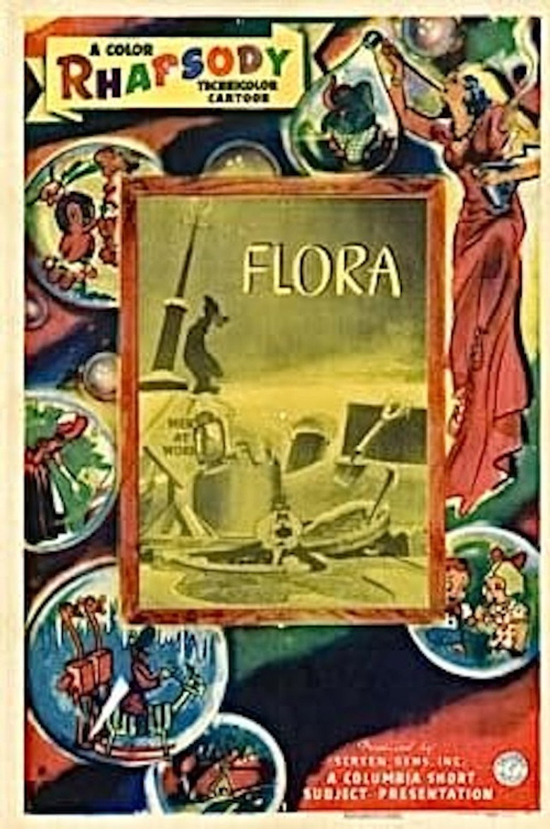 Flora poster background