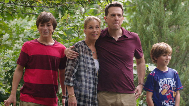 The Griswold family covered in filth, a visual metaphor for the film's comedic philosophy