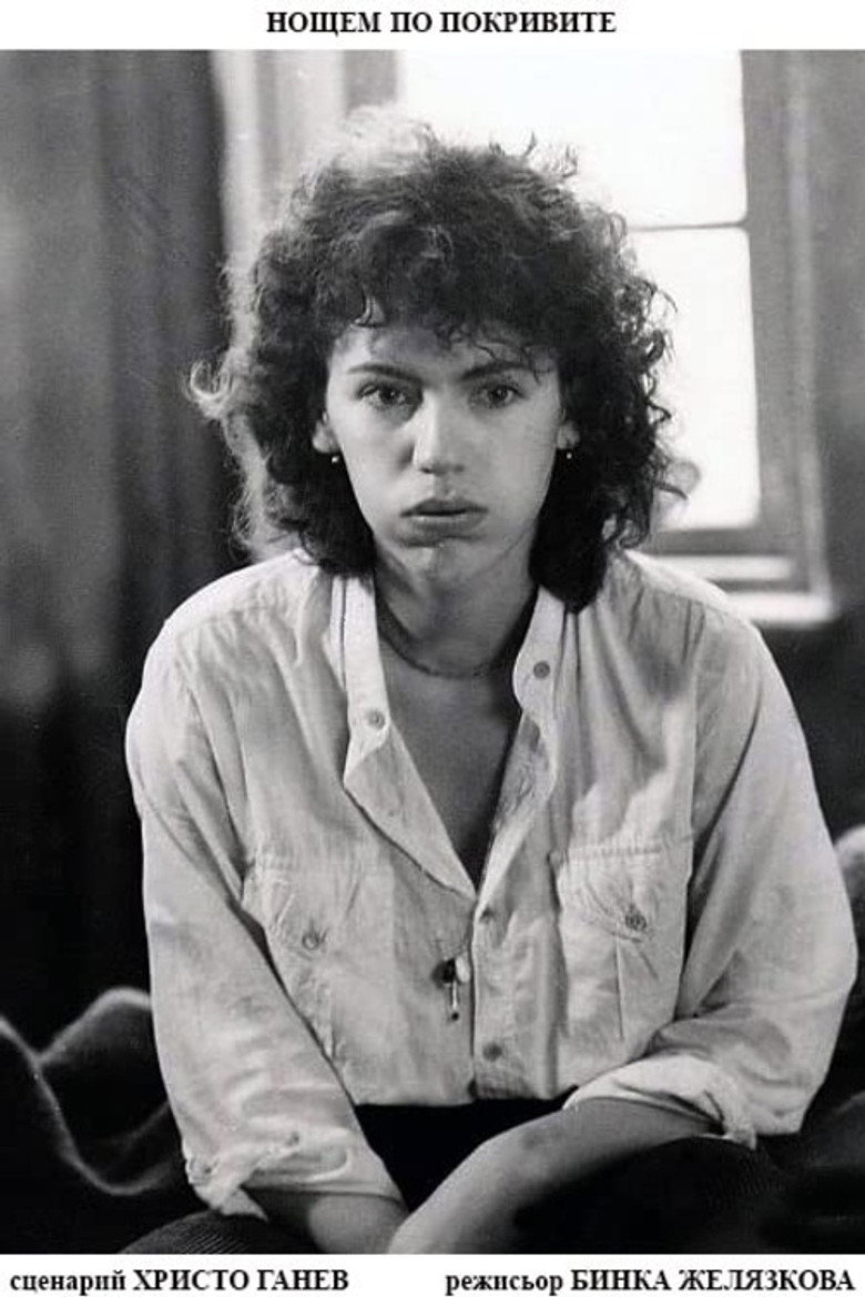 On the Roofs at Night poster background