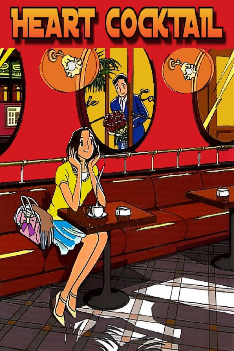 Heart Cocktail poster background