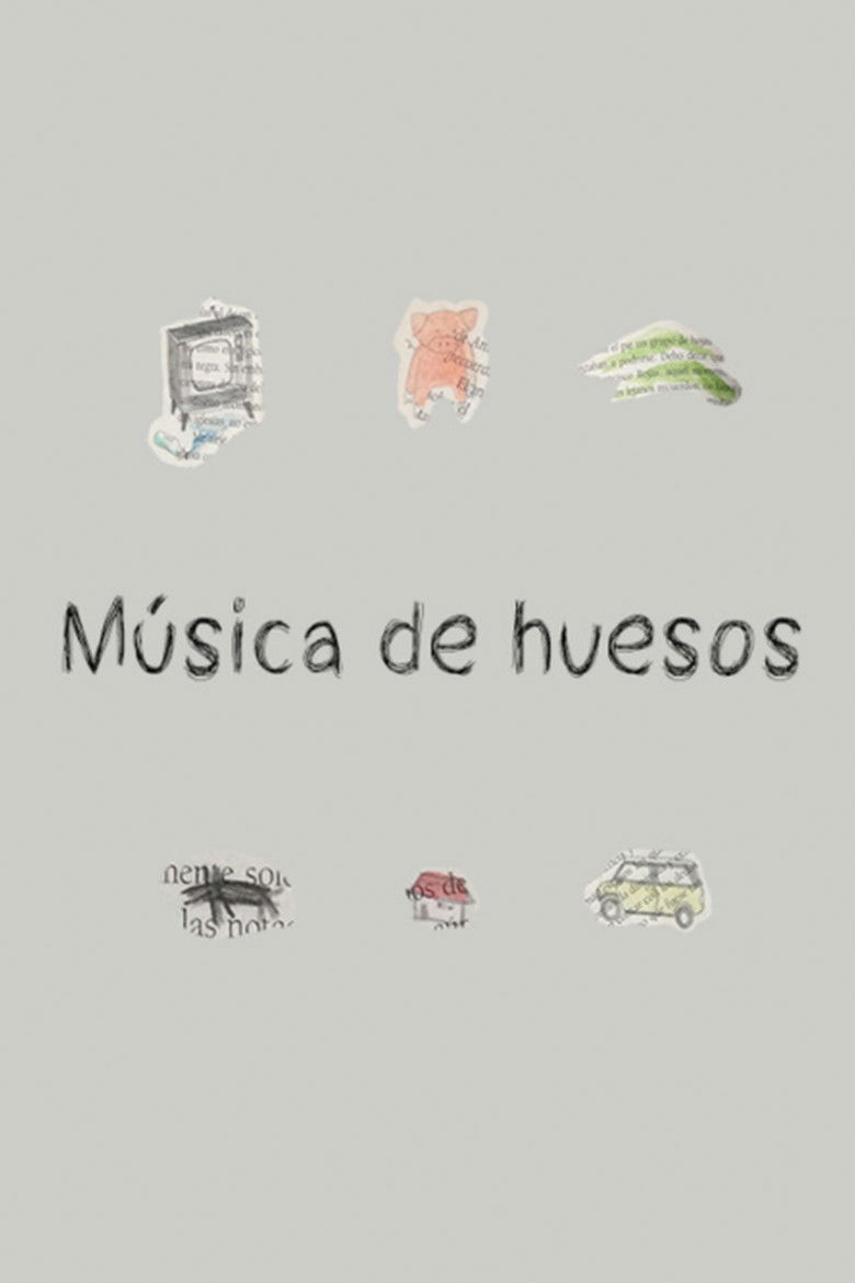 Música de huesos poster background