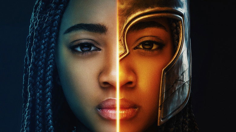 Percy holding the glowing sword Riptide in the dark