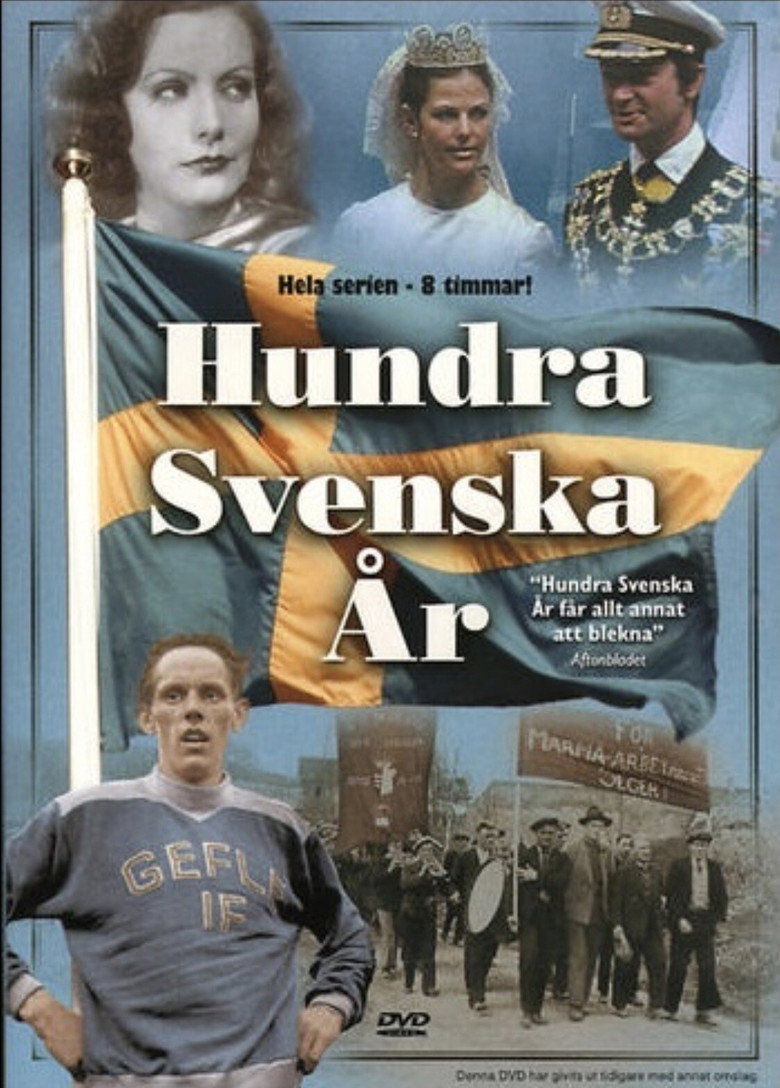 Hundra Svenska År poster background