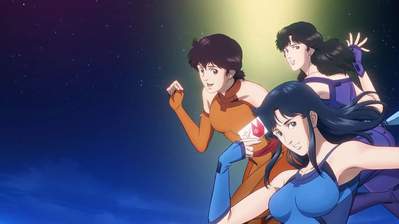 Hitomi, Rui, and Ai in their civilian clothes at the cafe