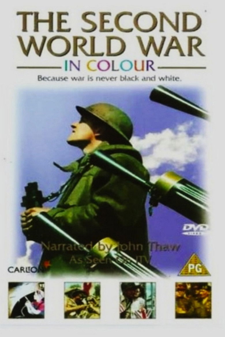 The Second World War in Colour poster background