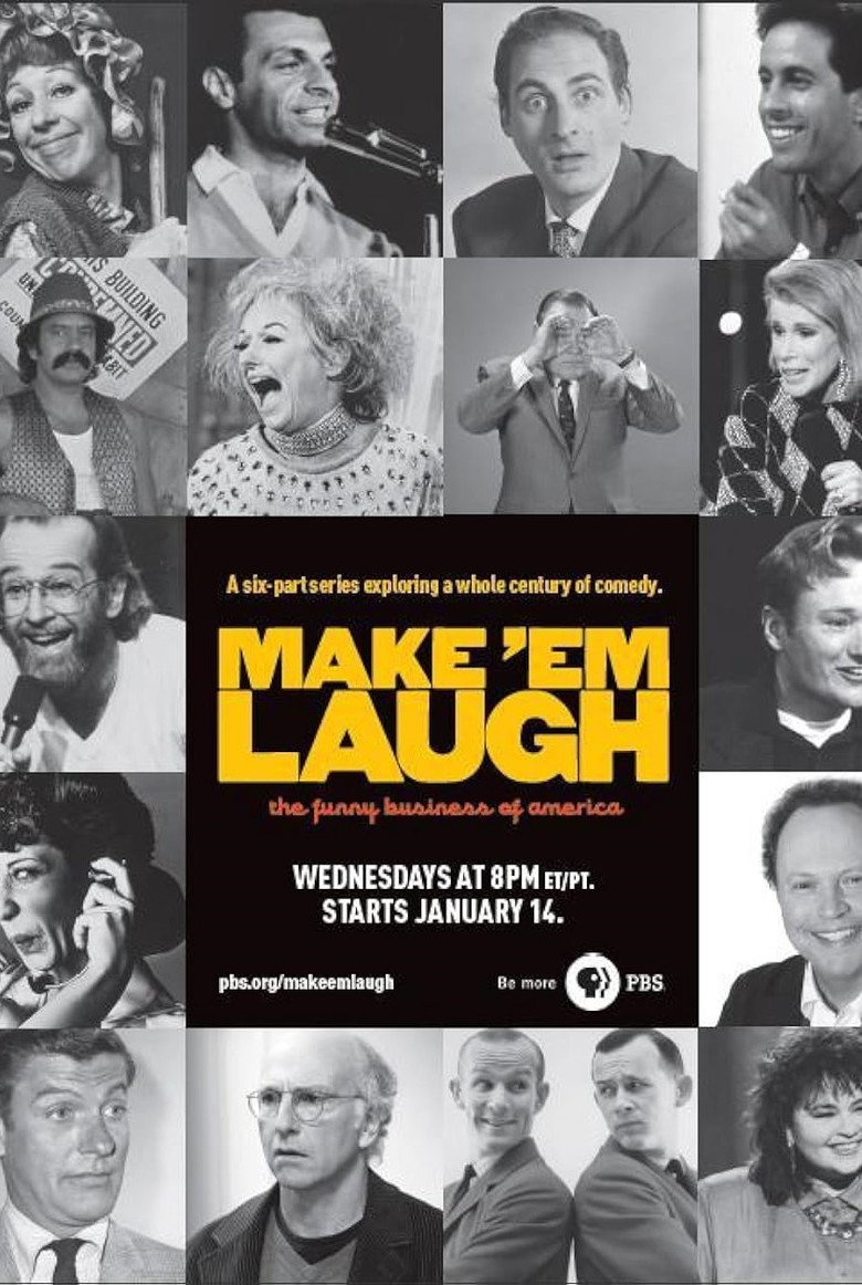 Make 'Em Laugh: The Funny Business of America poster background