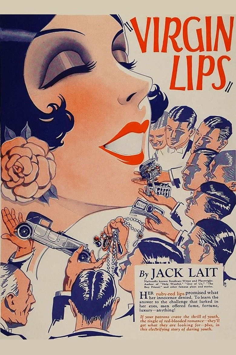 Virgin Lips poster background