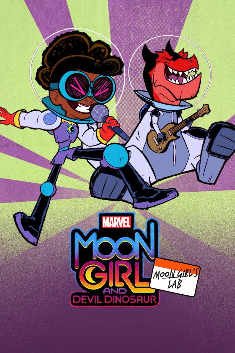 Moon Girl and Devil Dinosaur: Moon Girl's Lab poster background