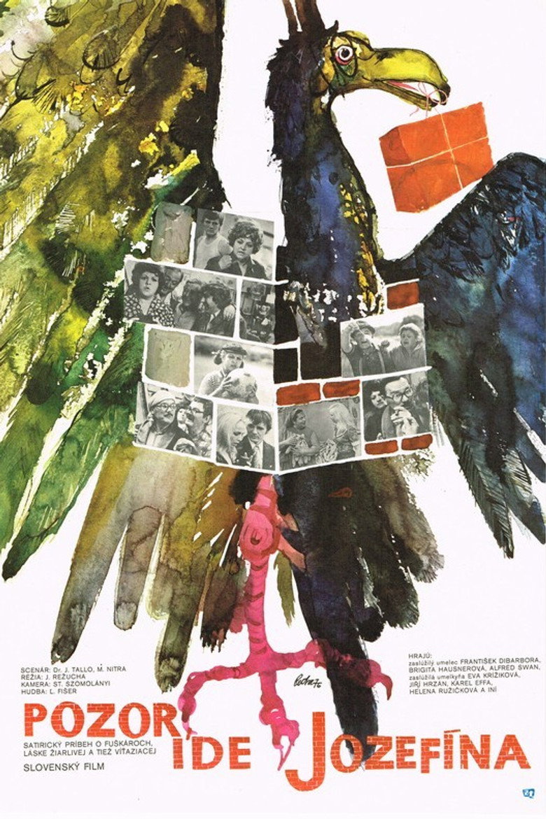 Pozor, ide Jozefína... poster background