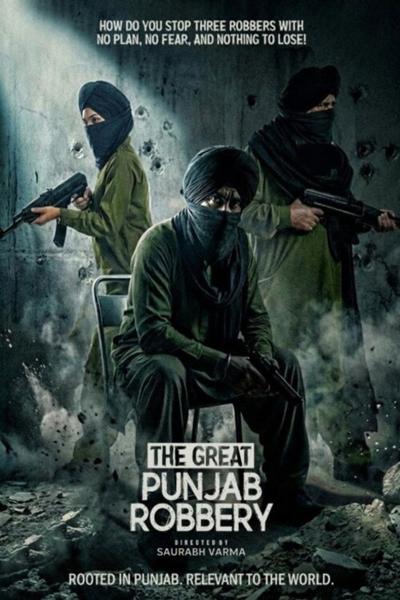 The Great Punjab Robbery poster background